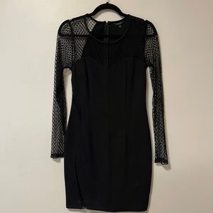 Fitted, stretch Guess dress with lace detail
